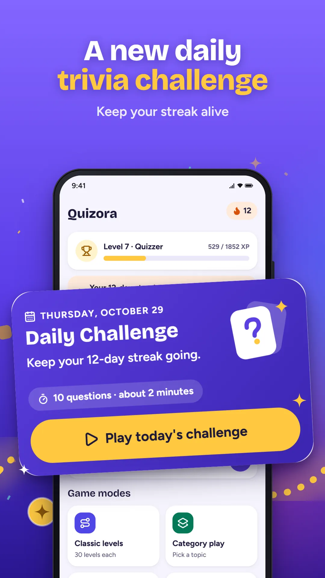 A new daily trivia challenge